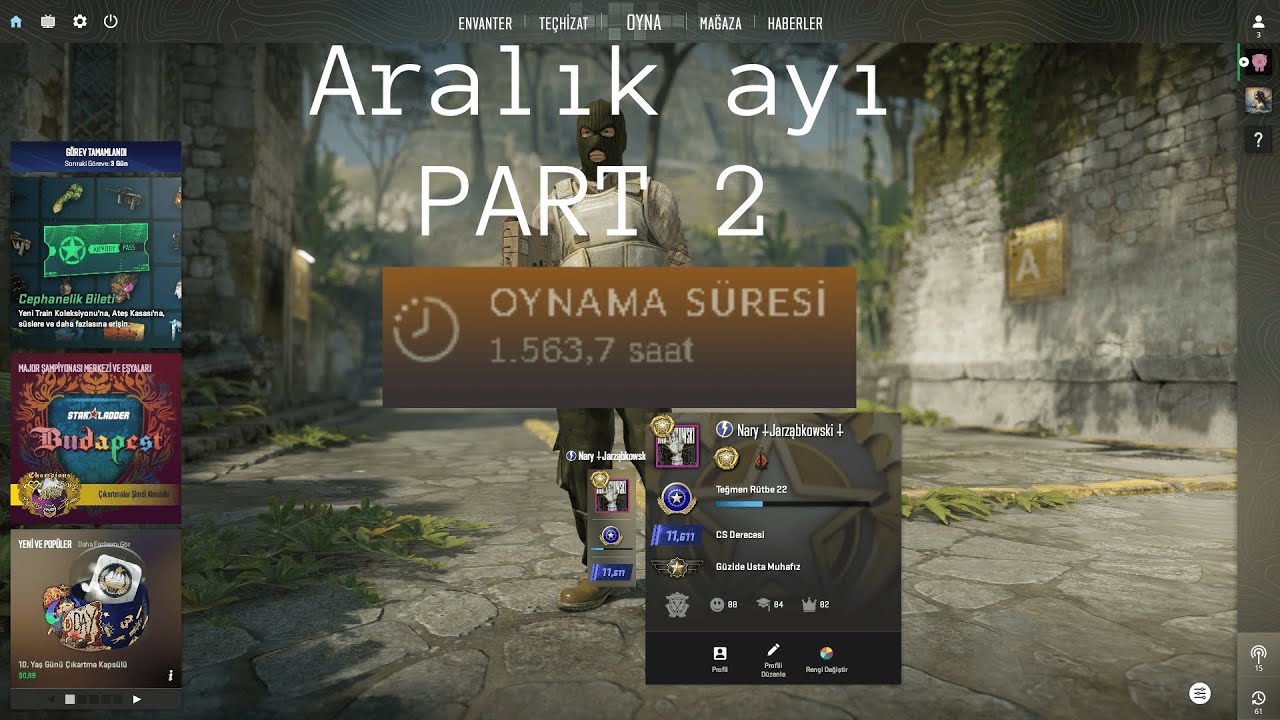 Cs2 Aralık ayı Clipleri Part 2  / Counter-Strike 2 / @Bensheizen  @LucMast @HüseyinFurkan01