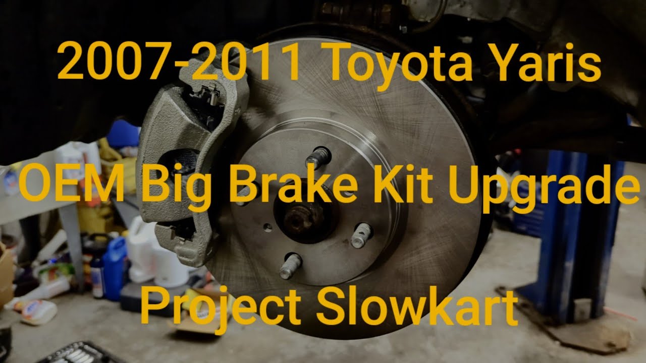Проект модернизации тормозного комплекта Toyota Yaris 2007-2011 гг. Slowcart