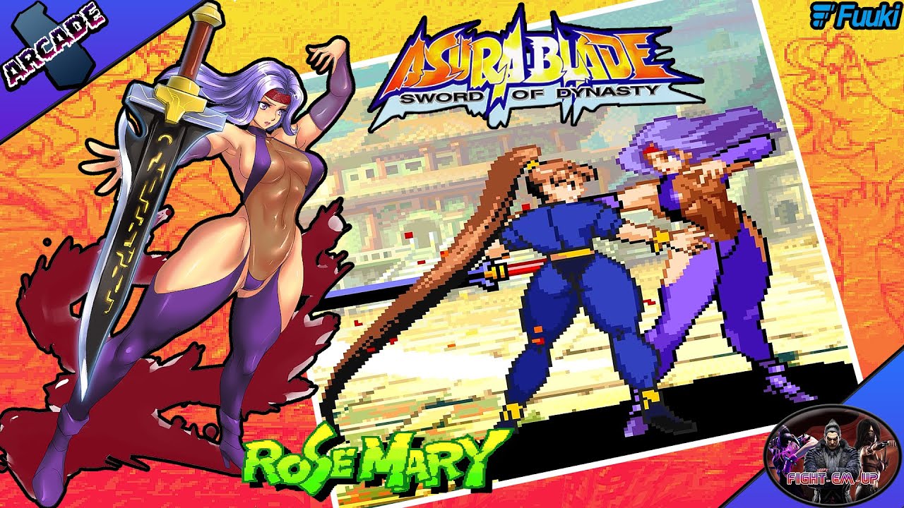 Asura Blade : Sword of Dynasty - Rose Mary Arcade Playthrough [Level 7 Hardest] (Arcade) (Longplay)