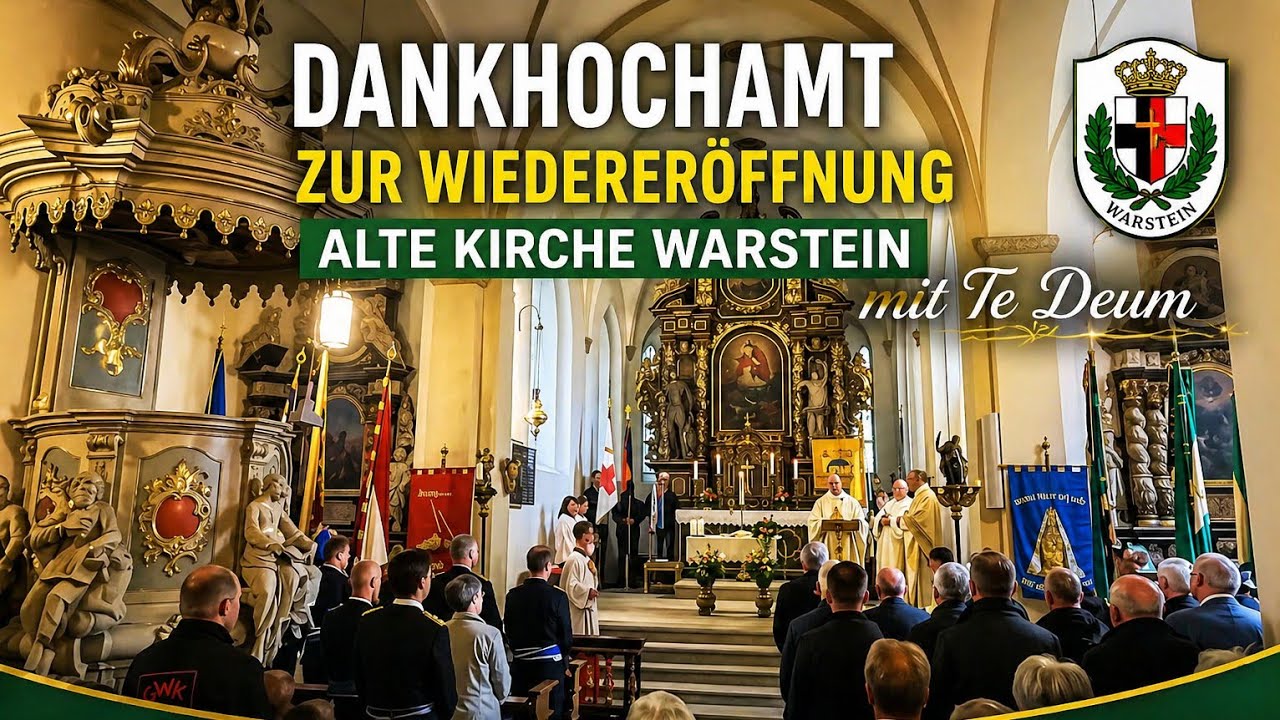 Alte Kirche Warstein - Hochamt mit Te Deum