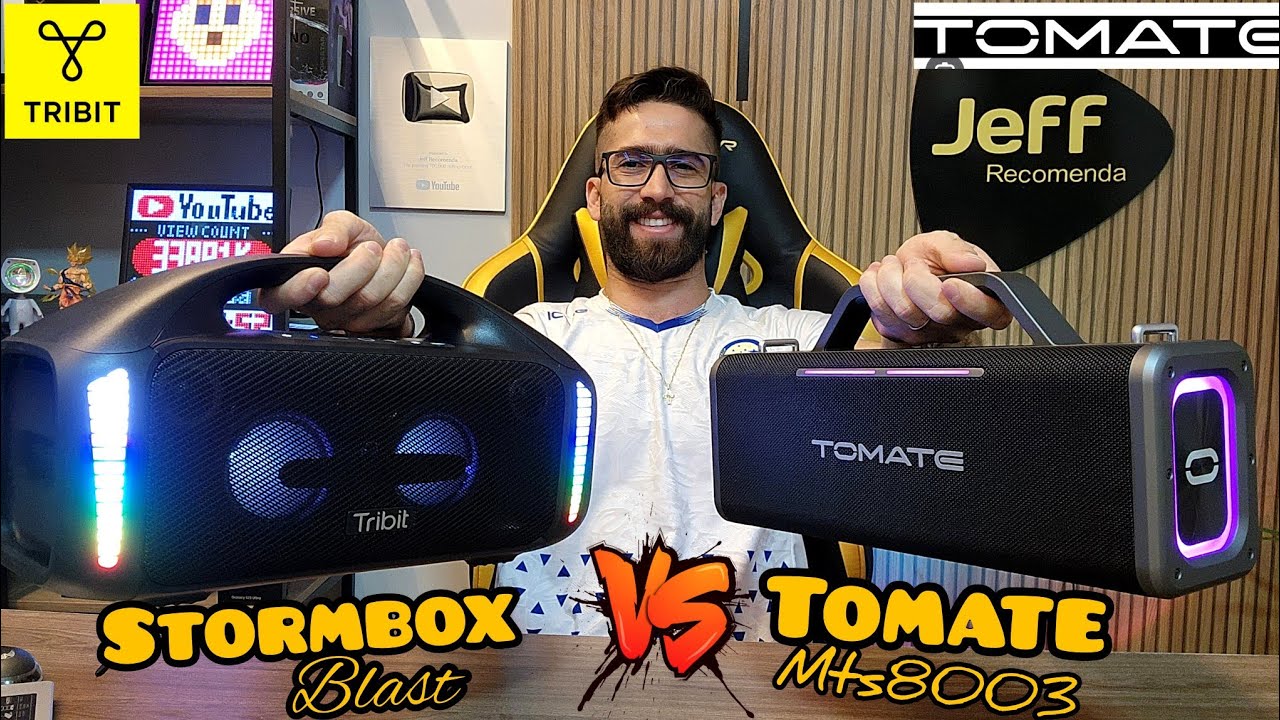 TOMATE MTS8003 150W Vs TRIBIT STORMBOX BLAST 90W: Qual caixa de som tem o Melhor custo Benefício?
