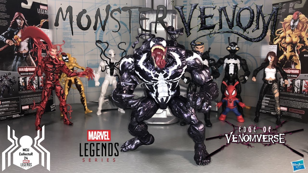 Marvel Legends MONSTER VENOM BAF Venom Wave Figure Review
