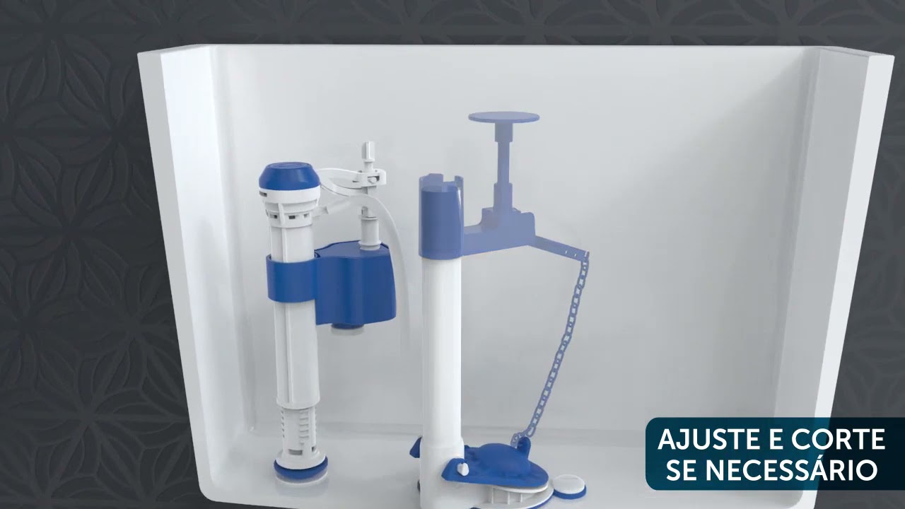 Consertando mecanismo de saída da caixa acoplada Blukit | hiperfer.com.br