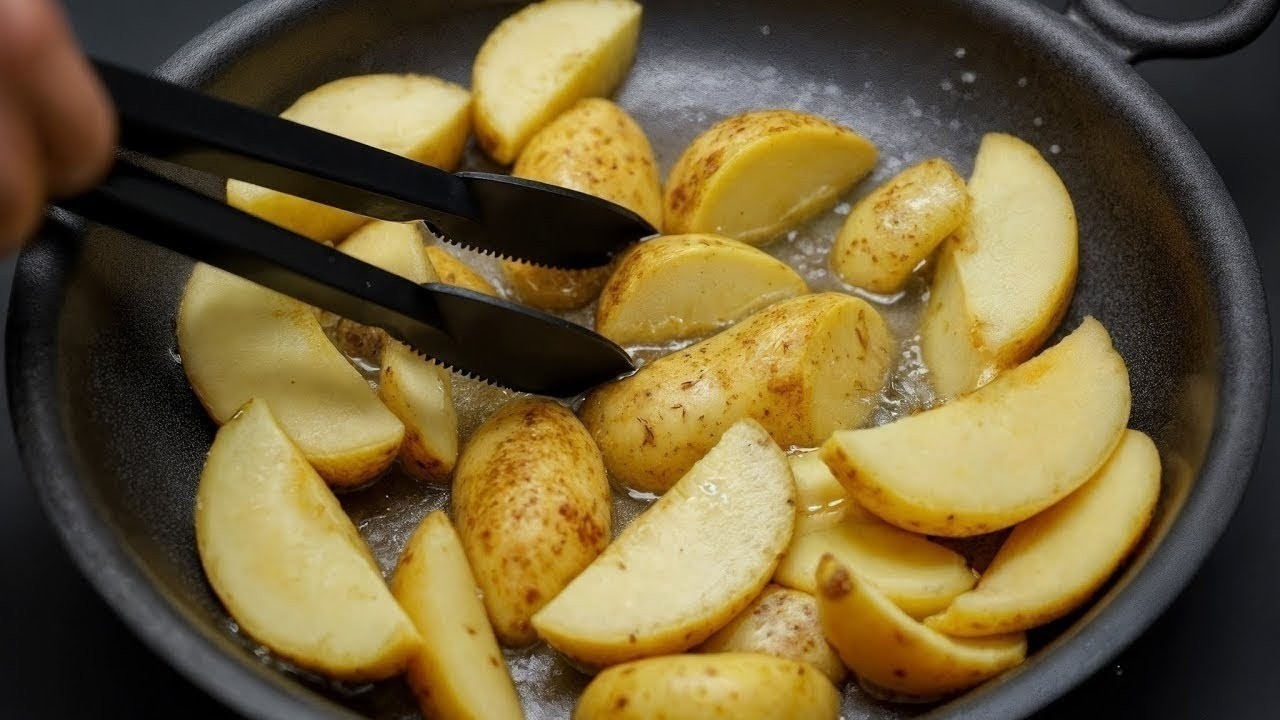 Nur 1 Kartoffeln und 1 Eie! Es ist so lecker, dass ich es fast jeden Tag mache!