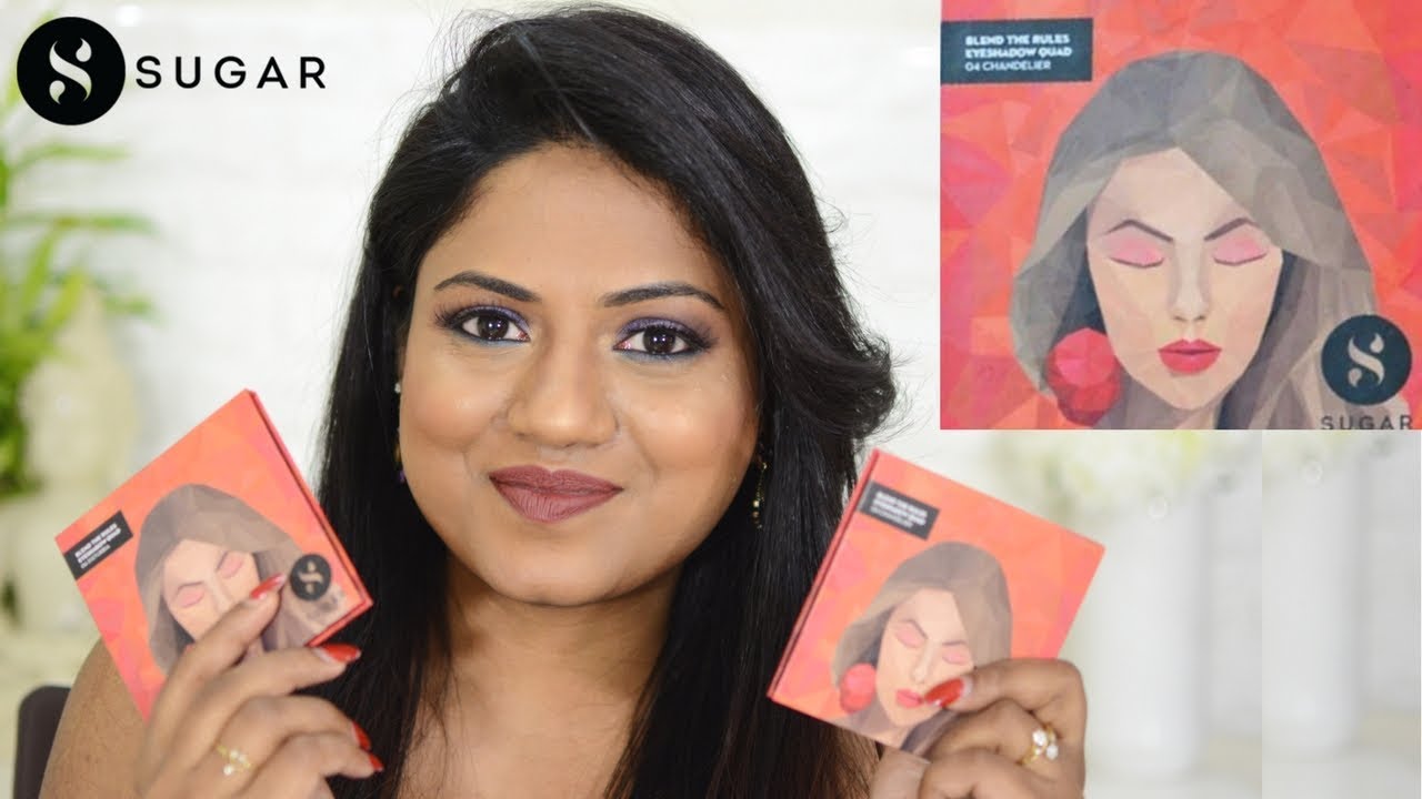 *NEW* SUGAR BLEND THE RULES EYESHADOW QUADS REVIEW SWATCHES LOOKS | Ria Rajendran