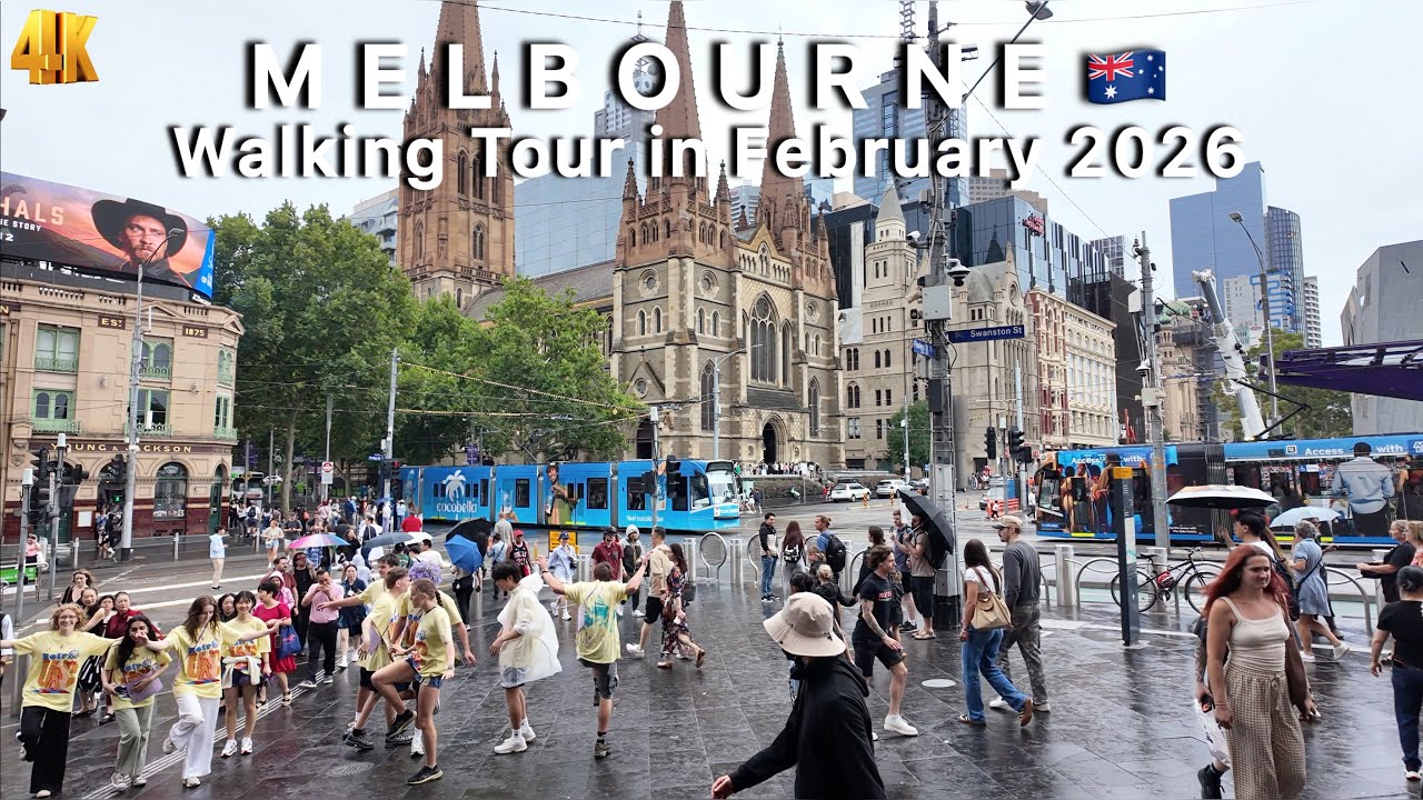 Melbourne Australia City Walking Tour 2026 | National Gallery Victoria