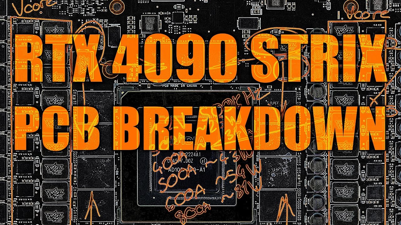 GPU PCB Breakdown: ASUS RTX 4090 Strix