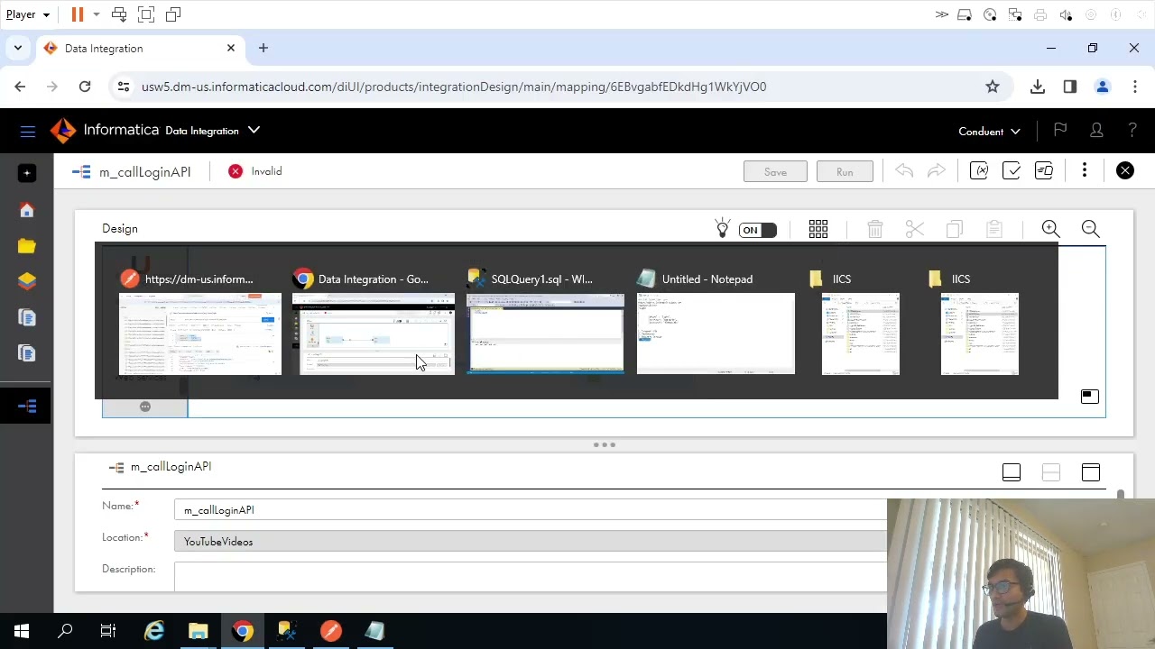IICS - 12 - Calling Login API using Swagger File & Webservice Transformation in IICS Mapping