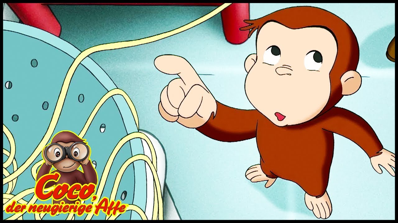 Coco der Neugierige Affe Affe Deutsch 🐵Die Spaghetti-Schnur 🐵Ganze Folgen🐵Kinderfilme