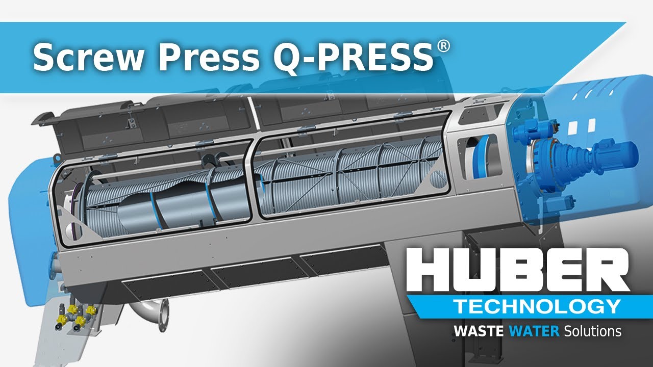 Screw Press Q-PRESS® by HUBER Technology, Inc.