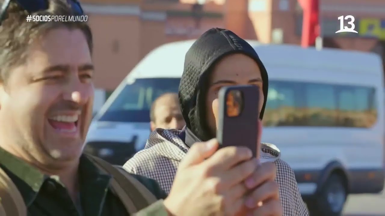 Recorriendo el mercado, Jorge y Pancho en Marrakech, Socios por el Mundo, Canal 13.