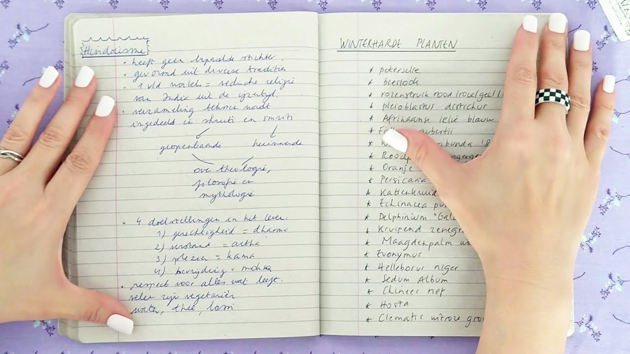 ASMR A Little Piece of Notebook Heaven • Page Turning • No Talking