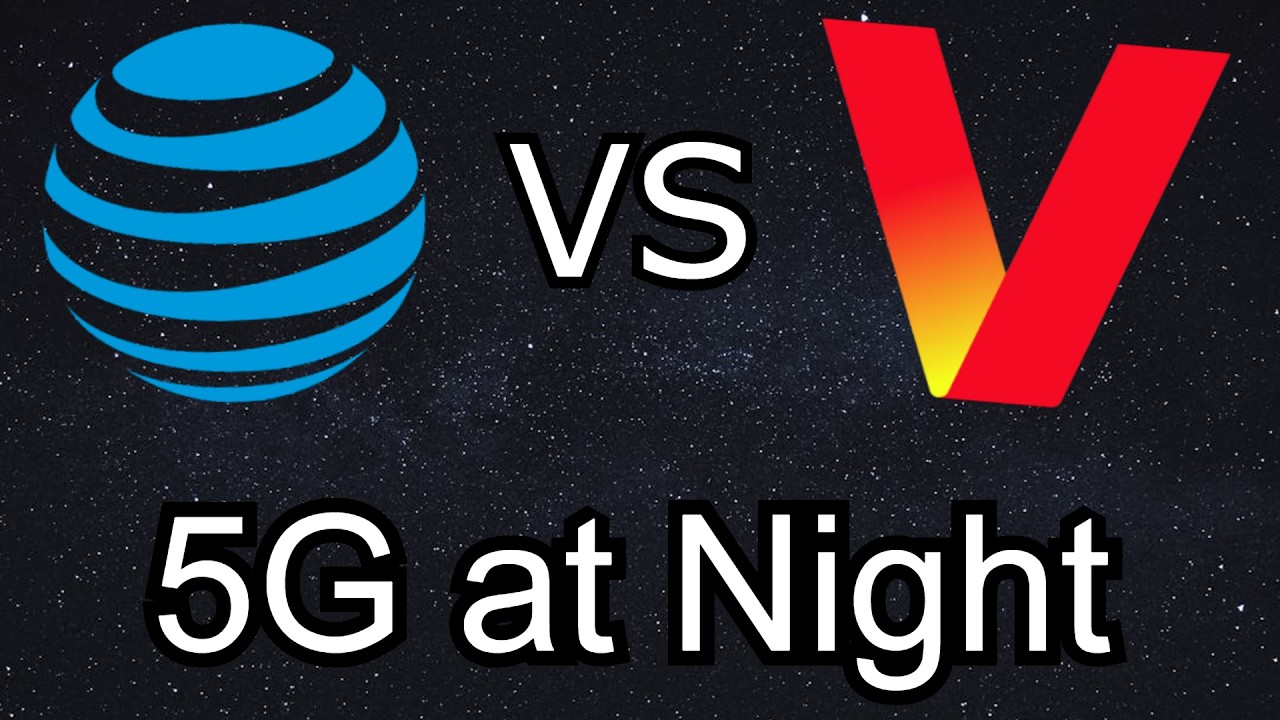 Late Night 5G Speed Testing | Verizon VS AT&T