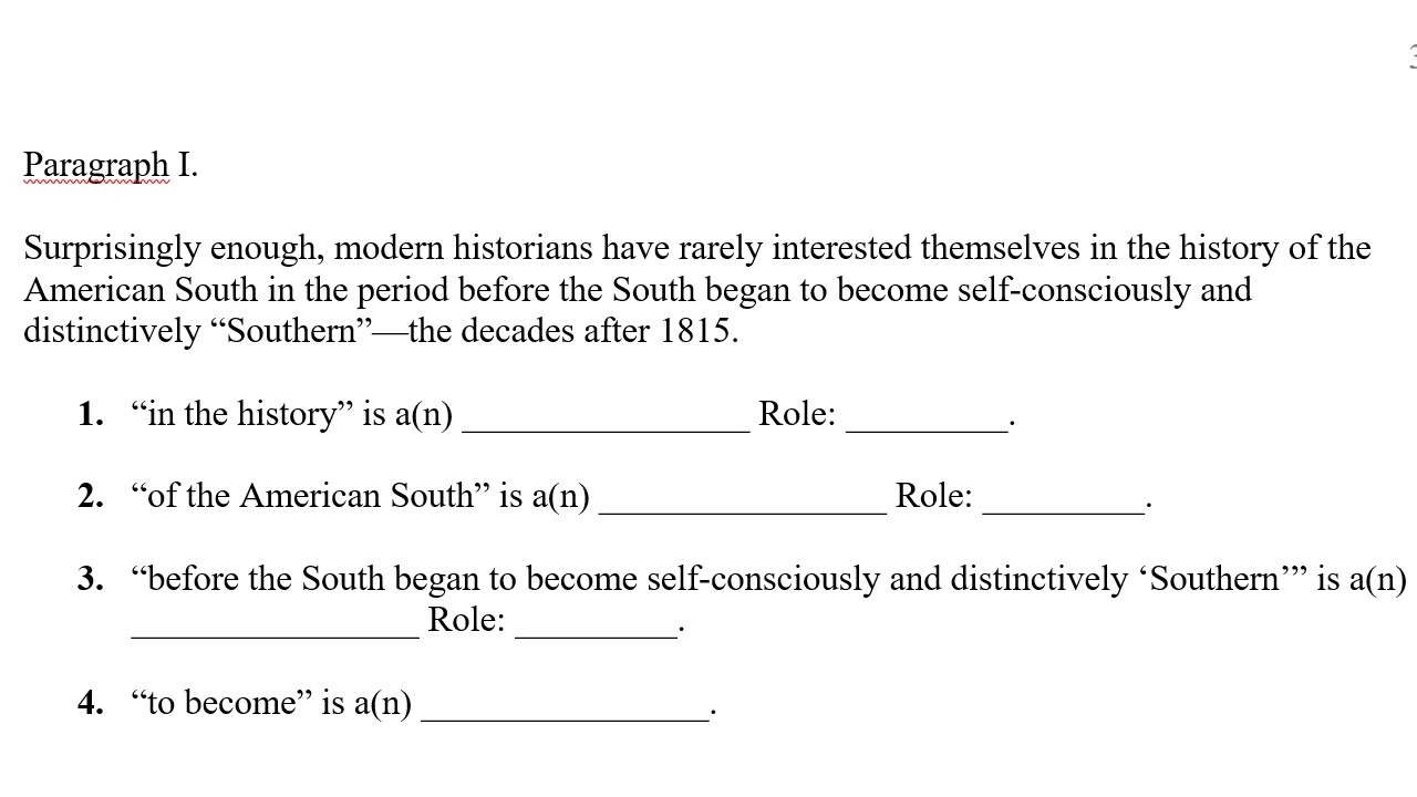 GRE Grammar Introduction