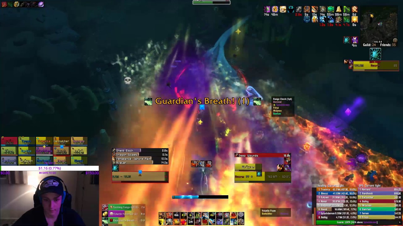 Sky vs Guarm Mythic - Warrior Tank POV