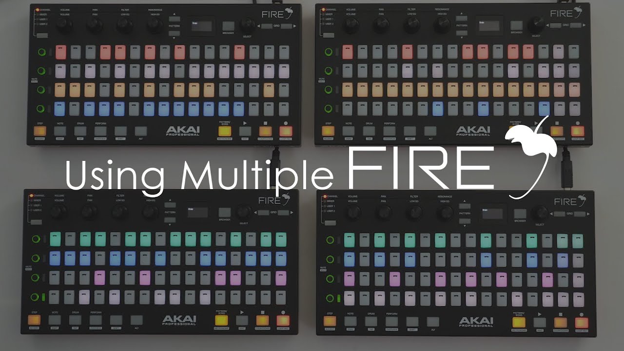 FL STUDIO FIRE | Using multiple Akai FIRE