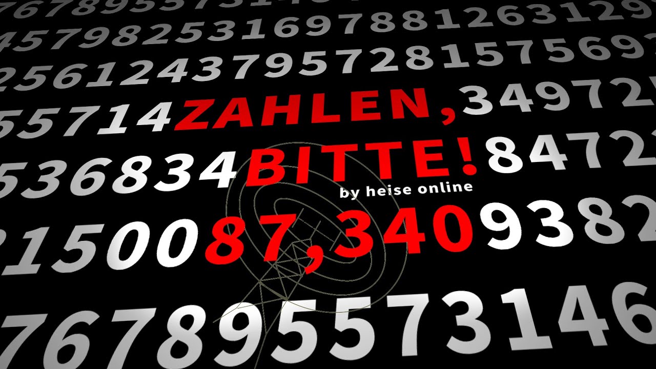 Immer erreichbar über Frequenz 87.340 MHz - Das Eurosignal | Zahlen, bitte!