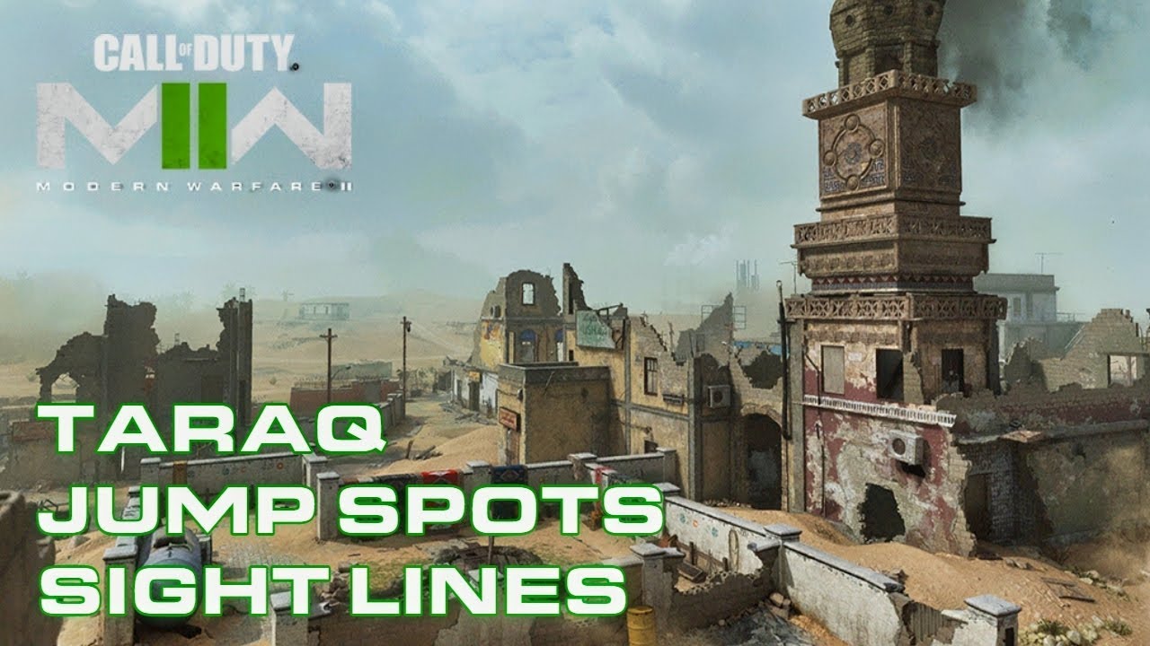 Modern Warfare 2: Taraq's BEST Jump Spots & Sight Lines!