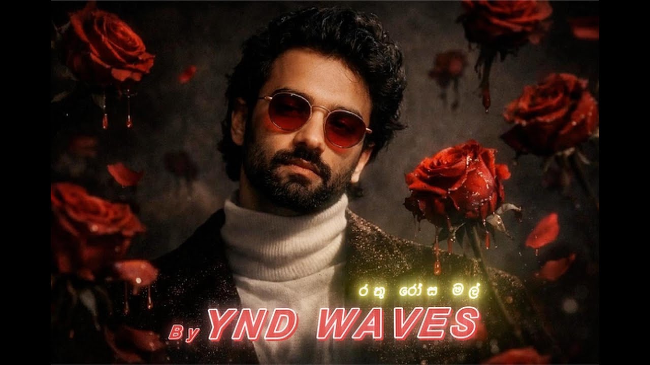 Rathu Rosa Mal (රතු රෝස මල්) - Sinhala Lyric Video | YND Waves