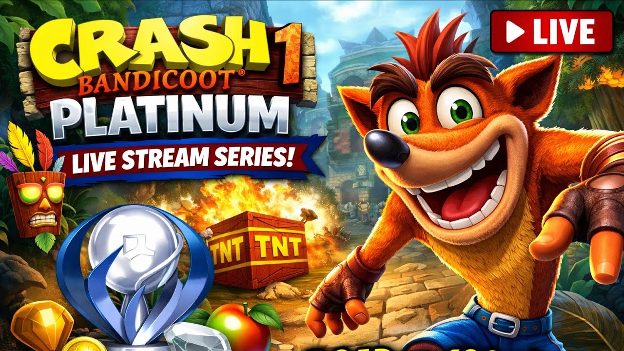 Crash Bandicoot Dying for The Platinum