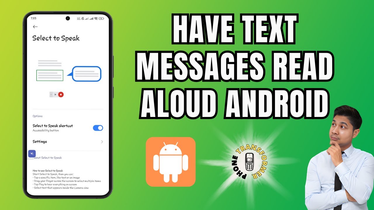 Как озвучивать текстовые сообщения на Android