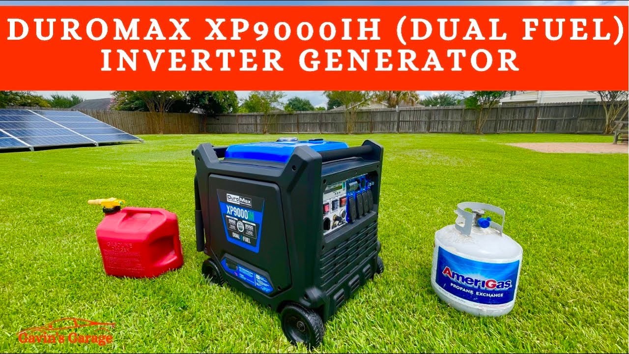 DuroMax XP9000iH 9000 Вт двухтопливный цифровой инверторный гибридный портативный генератор (РАБО...