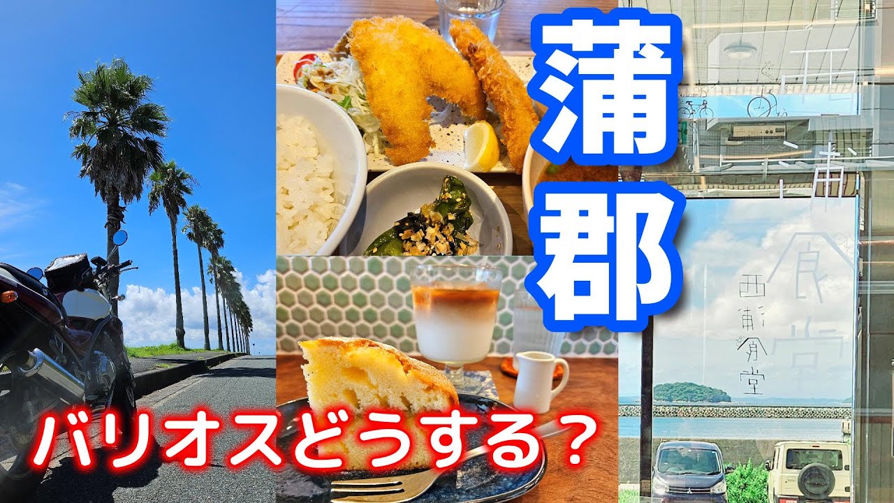 【蒲郡】バリオスで西浦シーサイドロードへツーリング【バイク女子】モトブログ