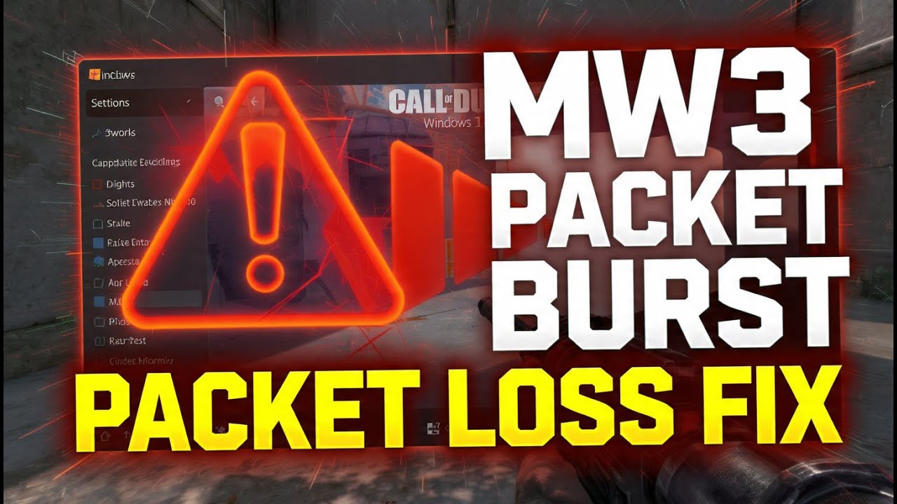 How to Fix Call of Duty MW3 Packet Burst Packet Loss Issues