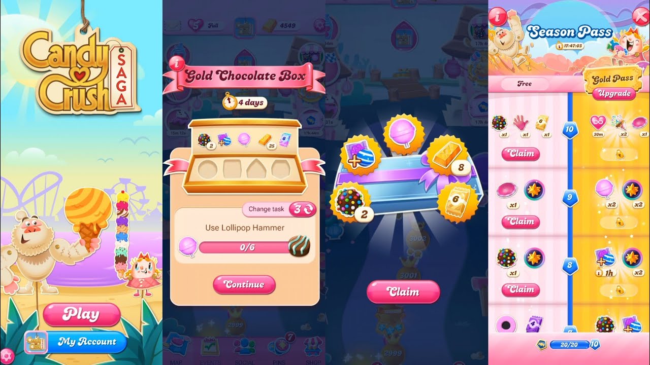 New Season How To Get Free Booster | Season Pass | Silver Chocolate Box | Candy Crush Saga 