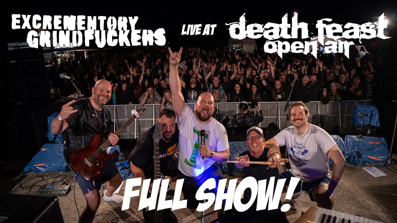 Excrementory Grindfuckers - Live at Death Feast Open Air 2021 (Full show)