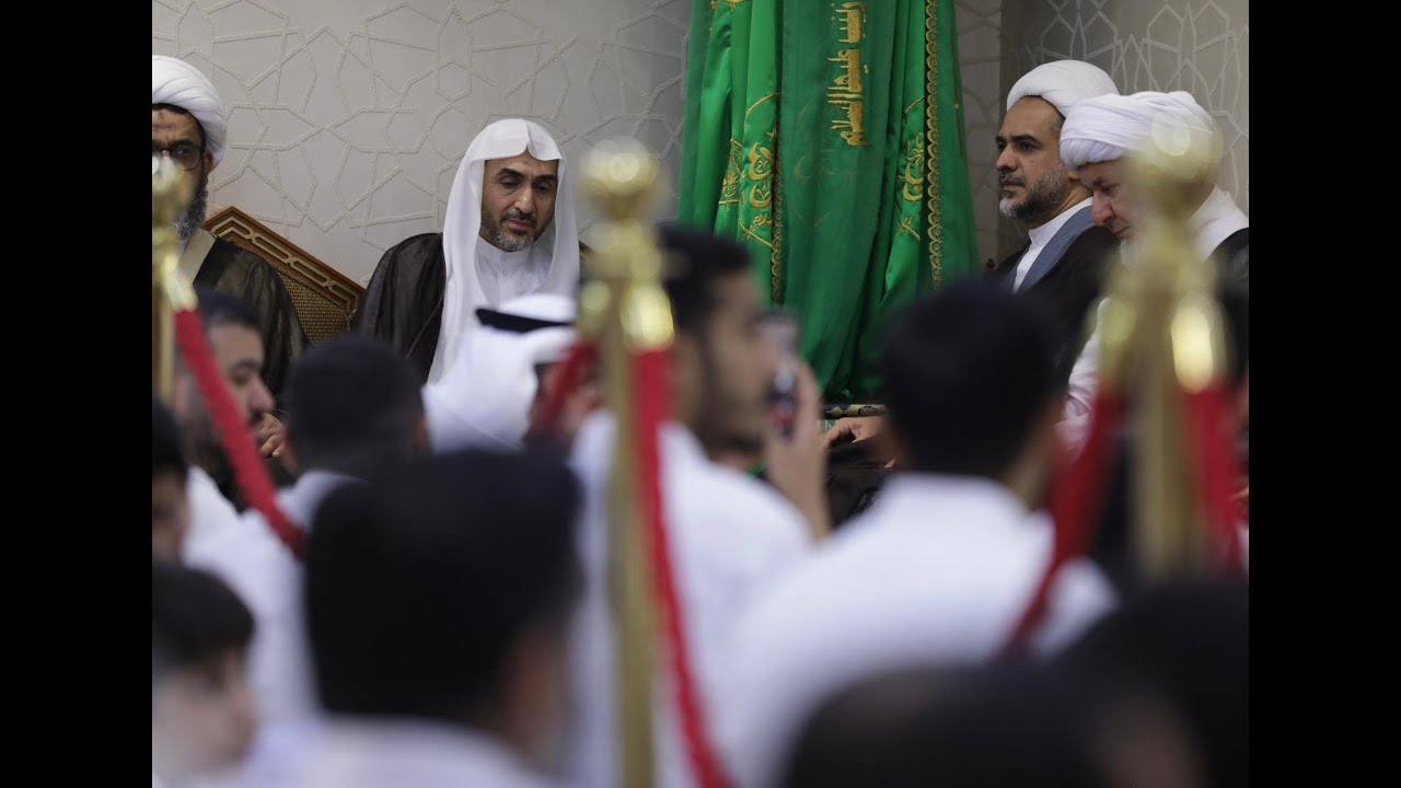 مباشر - استقبال الحكيم الالهي و الفقيه الرباني الميرزا عبدالله الاحقاقي ليله 21 ربيع الاخر 1445 هـ