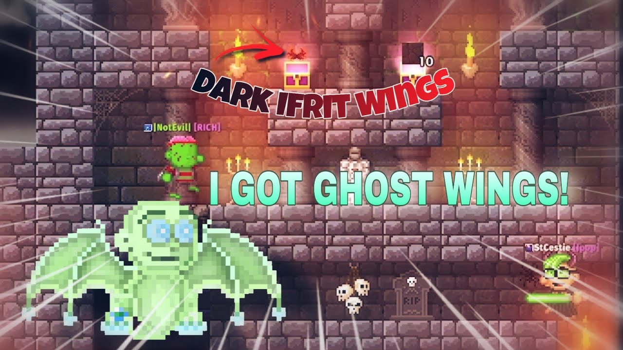 I GOT GHOST WINGS! - Pixel Worlds