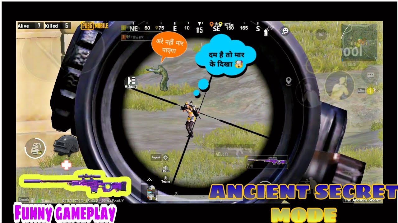 BINOD PLAY PUBG MOBILE ANCIENT SECRET MODE  GAMEPLAY 🙏