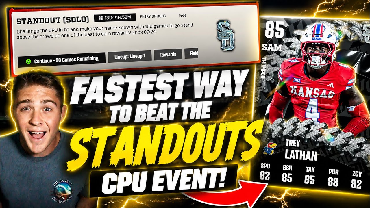 САМЫЙ БЫСТРЫЙ способ пройти ивент Standouts против CPU в CFB 27!