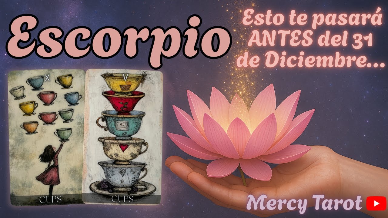 🪷 Escorpio ♏️ LO QUE SE REVELA ANTES DE FIN DE AÑO ES PODEROSO Y OSCURO 🔥😳 #Escorpio #escorpiohoy 