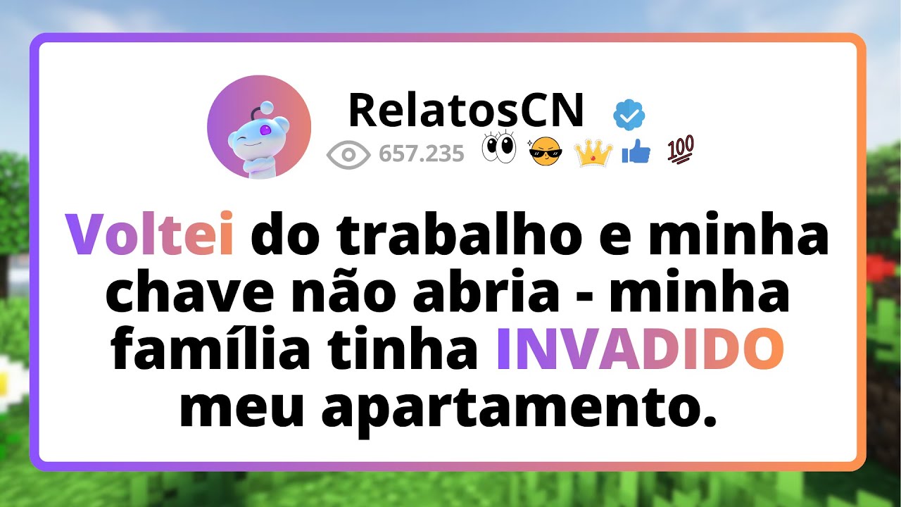 Voltei do trabalho e minha chave não ABRIA - minha família tinha INVADIDO meu apartamento.