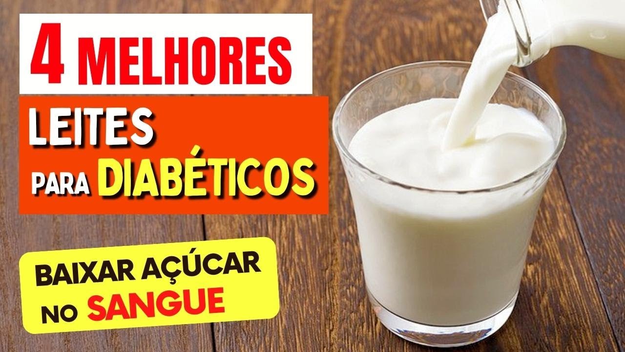 4 MELHORES LEITES para DIABÉTICOS — Para EVITAR PICOS DE GLICOSE!
