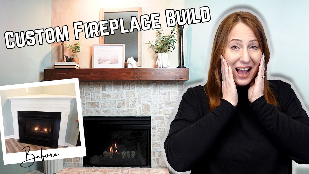 Part 2 of building out my corner fireplace // Trial and Error, I made so many mistakes