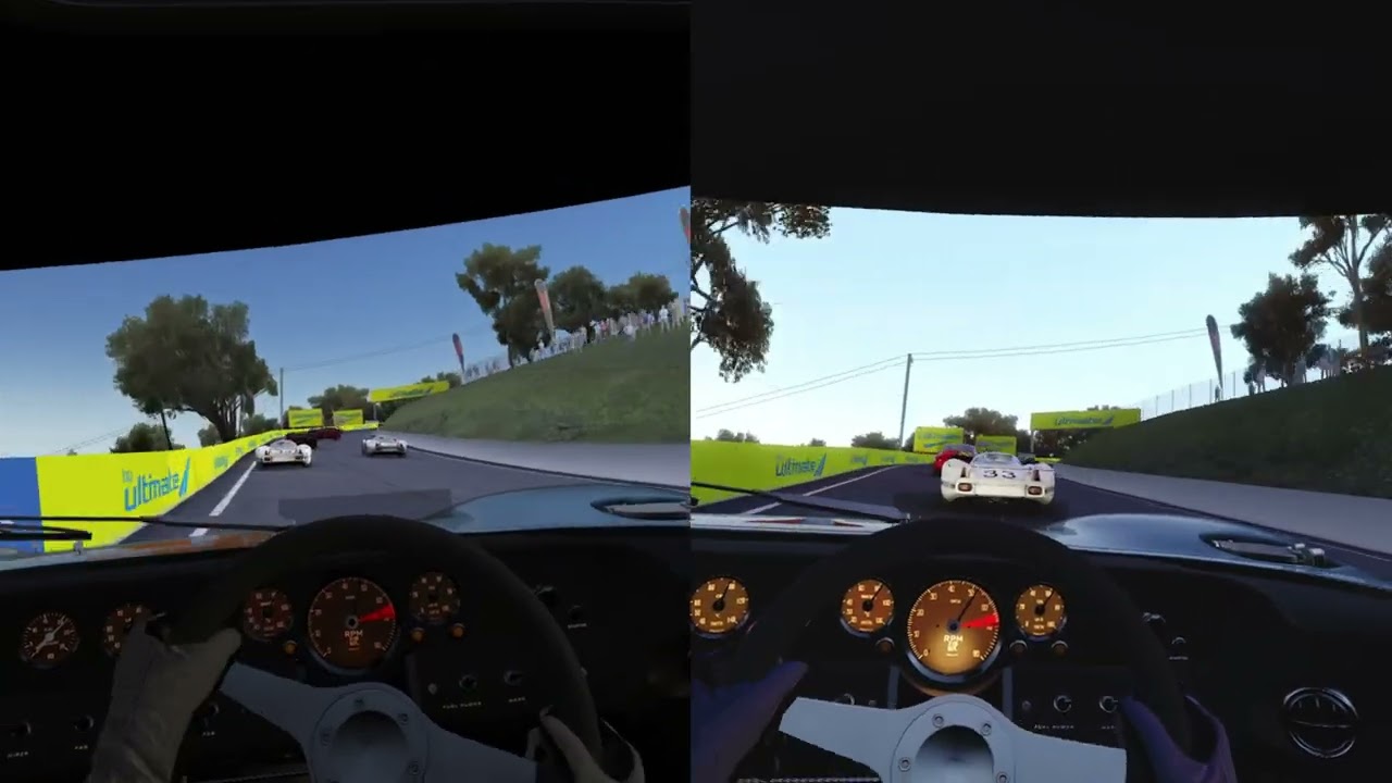 Assetto Corsa | CSP + PURE + StormX vs Defaults | Clear | StormX Calibrated weather | RainFX