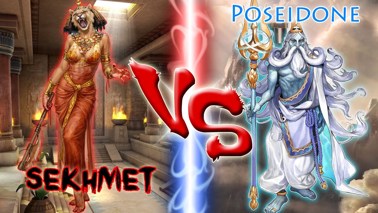 #ScontriMitologici - Sekhmet vs Poseidone