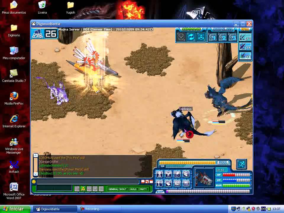 Digimon Battle Online Alphamon and DexDoruGoramon Vs ShineGreymon and Omnimon.