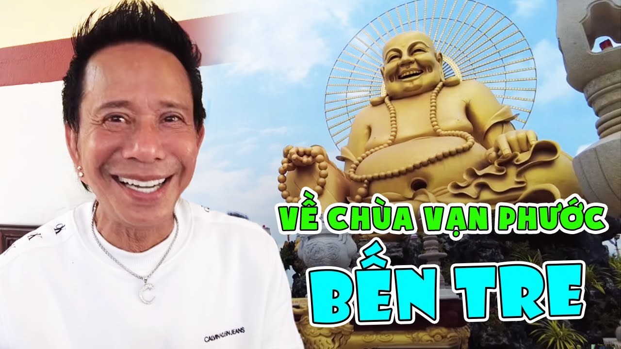 Bảo Chung Về Bến Tre Thăm Chùa Vạn Phước Siêu Đẹp Ai Xem Cũng Muốn Qua Một Lần