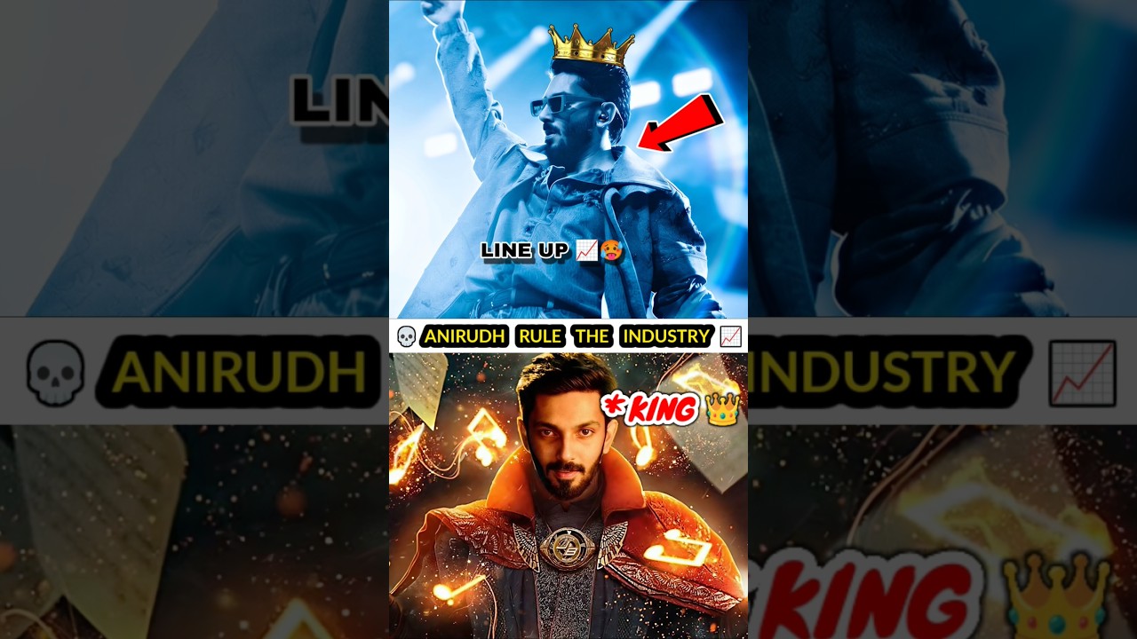 😱 Anirudh Upcoming Lineups 📈🔥 AniGod Mode 💥 #anirudh #dharman #jailer2bgm #anirudhbgm #aa23 #shorts