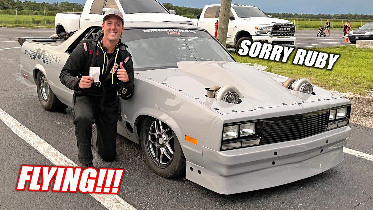 Mullet's FASTEST PASS YET!!! Officially Took Down Ruby's Record, Fastest Car On The Channel!!!