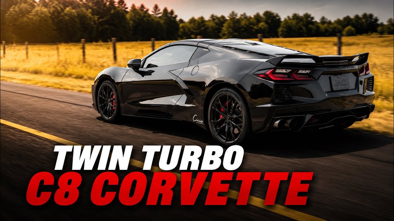 TWIN TURBO Cicio Performance C8 Corvette Ride/ Flyby and REVS