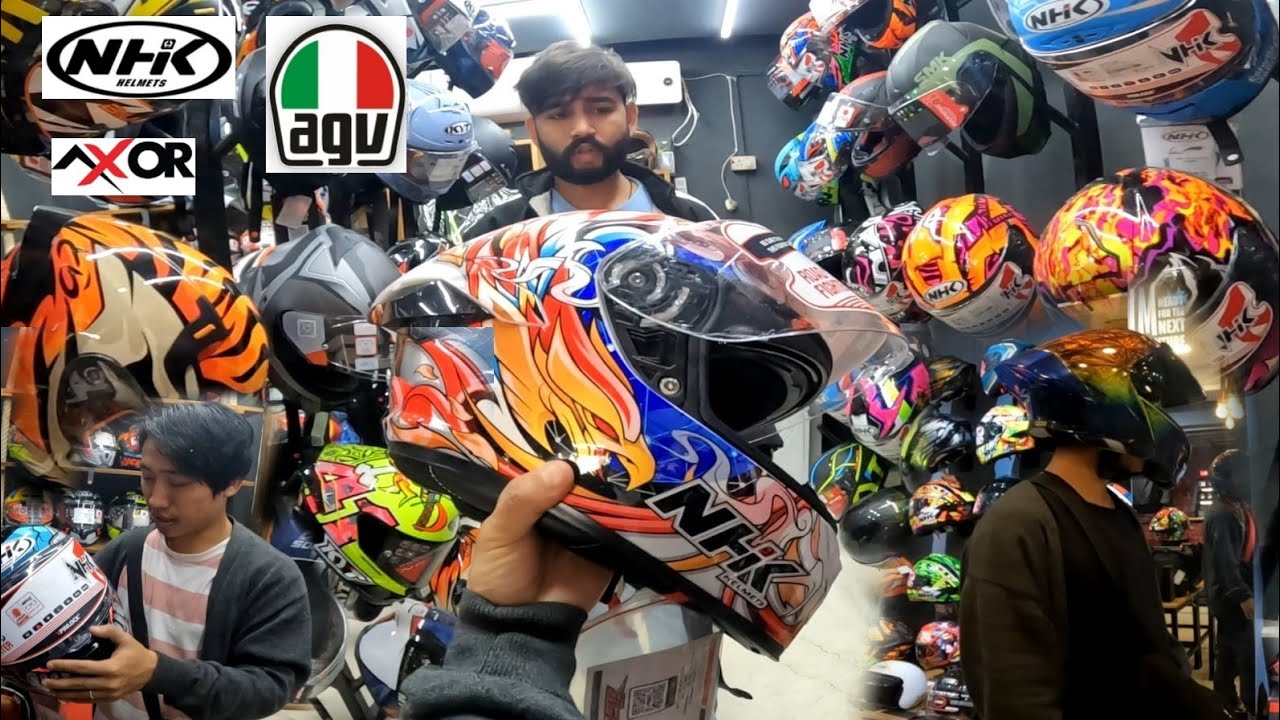 Best Helmets And Riding Gears Shop in Guwahati||NHK Helmet Full Collection Only One In Northeast