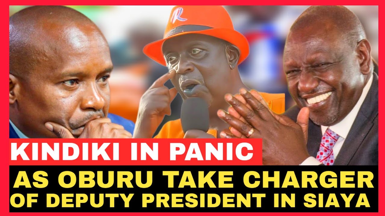 KINDIKI KWISHA!!OBURU ODINGA TAKE CHARGE AS DEPUTY PRESIDENT IN SIAYA COUNTY