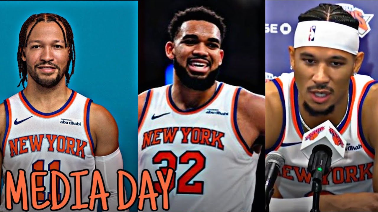 Nobody expected what just happened at Knicks Media Day 2025...
