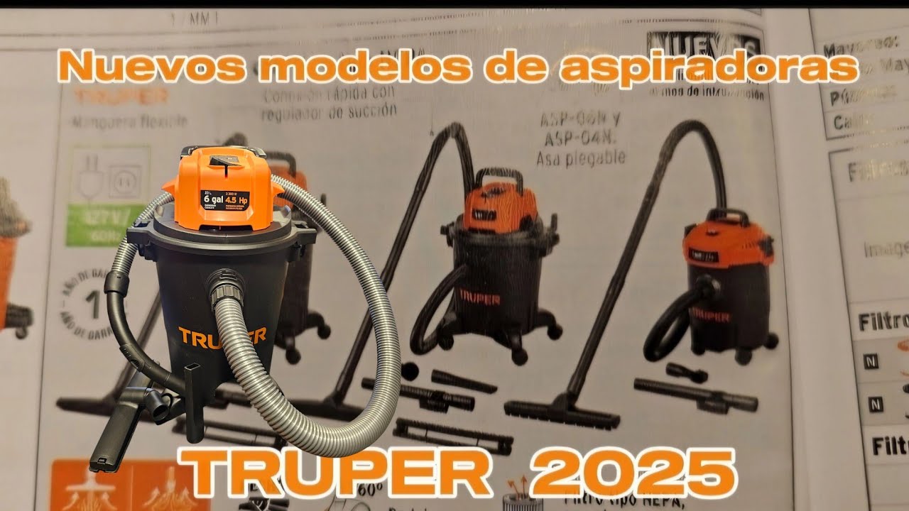Nuevos modelos que sustituyen las aspiradoras 3,4 y 6 galones truper