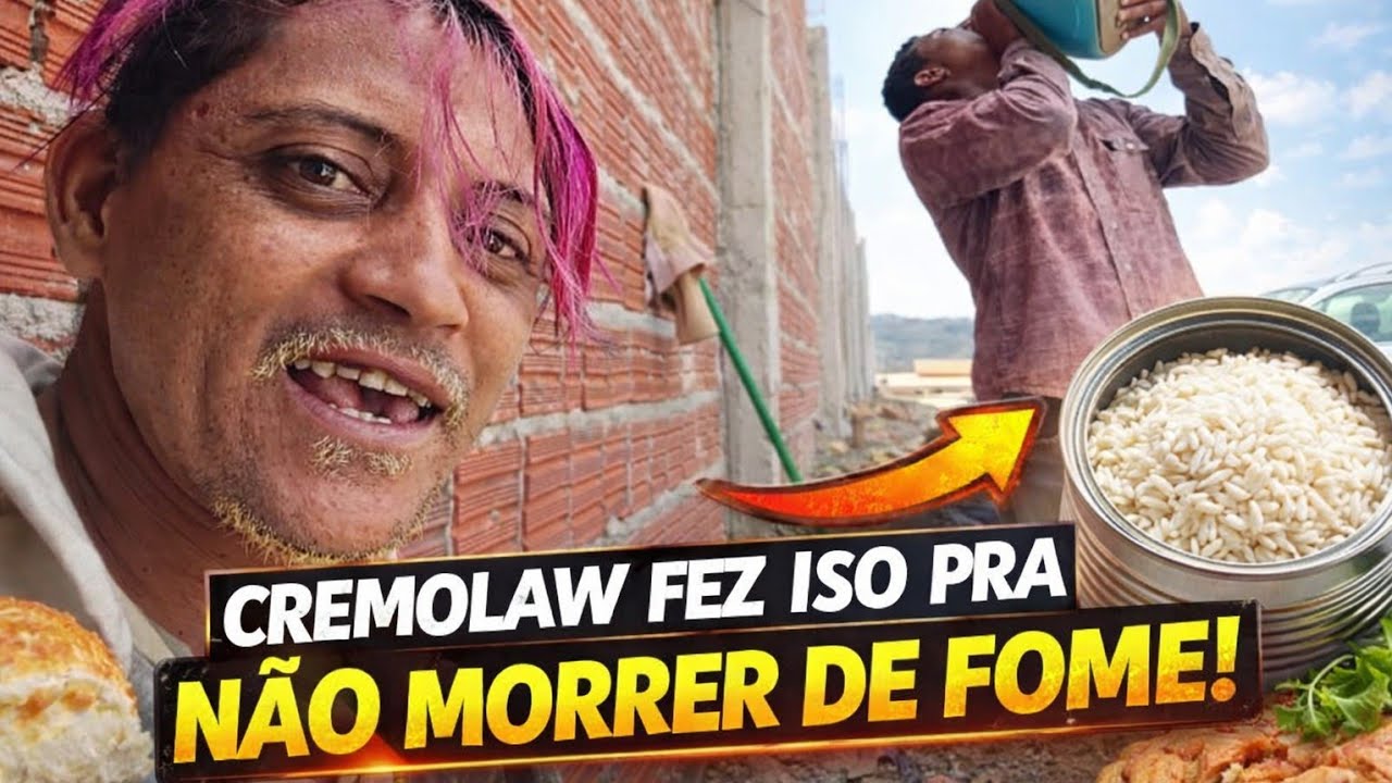 DESESPERADOR: ESSA FOI A ÚNICA ALTERNATIVA QUE CREMOLAW ENCONTROU PARA NÃO MORRER DE FOME!